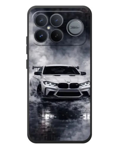 Чехол для Xiaomi Poco F8 Ultra с картинкой «BMW сквозь туман» Чехол для Xiaomi Poco F8 Ultra с картинкой «BMW сквозь туман»