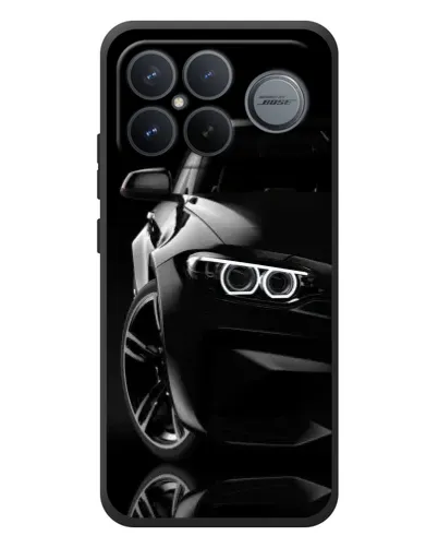 Чехол для Xiaomi Poco F8 Ultra с картинкой «Черная BMW — профиль» Чехол для Xiaomi Poco F8 Ultra с картинкой «Черная BMW — профиль»