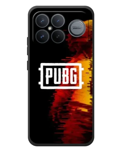 Чехол для Xiaomi Poco F8 Ultra с картинкой «Яркий логотип PUBG»