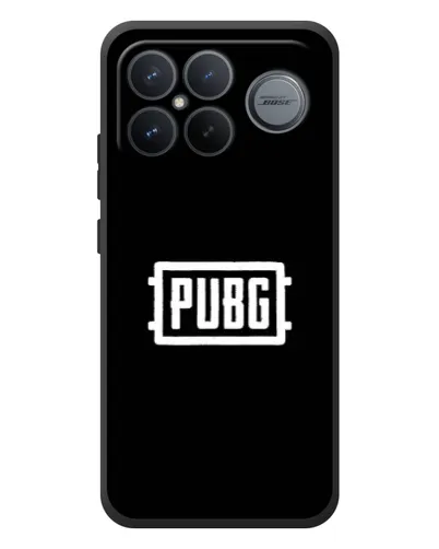 Чехол для Xiaomi Poco F8 Ultra с картинкой «Лого BMW — металлический блеск»