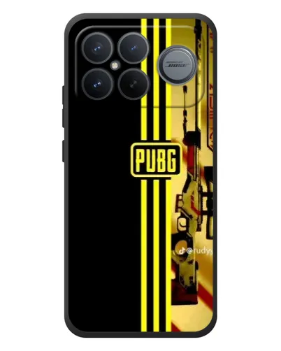 Чехол для Xiaomi Poco F8 Ultra с картинкой «PUBG — камуфляжный шлем»
