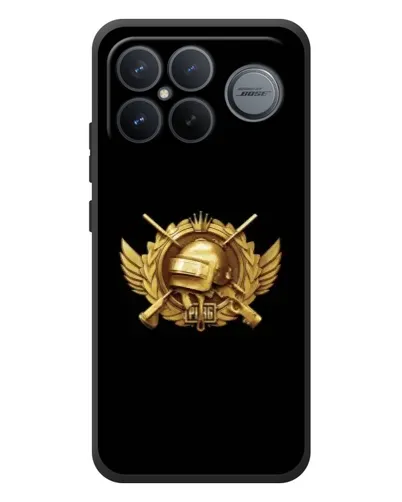 Чехол для Xiaomi Poco F8 Ultra с картинкой «PUBG — оранжевый градиент»
