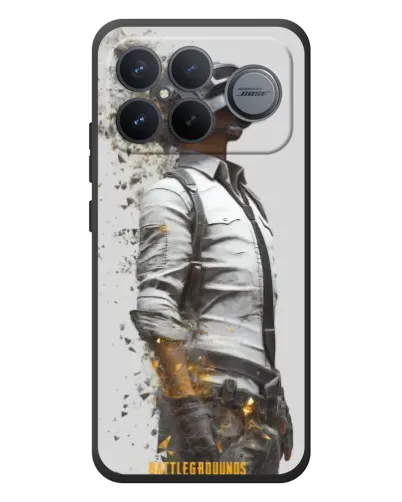 Чехол для Xiaomi Poco F8 Ultra с картинкой «PUBG — боец в пыли»