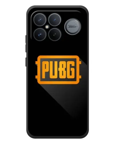 Чехол для Xiaomi Poco F8 Ultra с картинкой «PUBG — рамка лого»