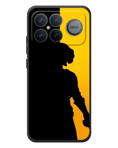 Чехол для Xiaomi Poco F8 Ultra с картинкой «Тень воина PUBG»