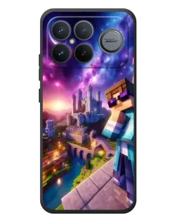 Чехол для Xiaomi Poco F8 Ultra с картинкой «Стив и космос» Чехол для Xiaomi Poco F8 Ultra с картинкой «Стив и космос»