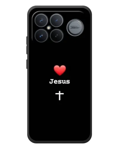 Чехол для Xiaomi Poco F8 Ultra с картинкой «Сердце - Jesus» Чехол для Xiaomi Poco F8 Ultra с картинкой «Сердце - Jesus»