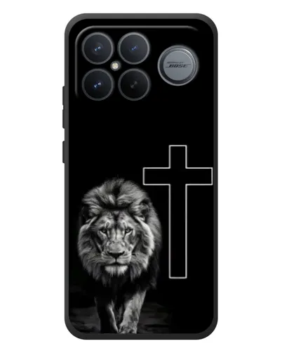 Чехол для Xiaomi Poco F8 Ultra с картинкой «Лев и Крест» Чехол для Xiaomi Poco F8 Ultra с картинкой «Лев и Крест»