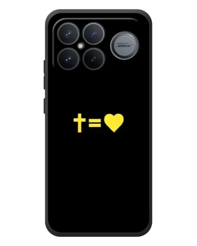 Чехол для Xiaomi Poco F8 Ultra с картинкой «Сердце и Крест» Чехол для Xiaomi Poco F8 Ultra с картинкой «Сердце и Крест»