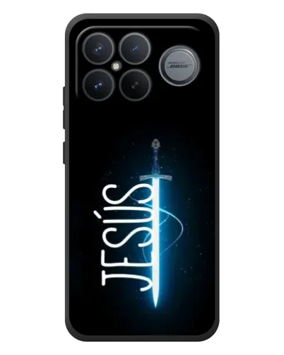 Чехол для Xiaomi Poco F8 Ultra с картинкой «Меч Духа Jesus» Чехол для Xiaomi Poco F8 Ultra с картинкой «Меч Духа Jesus»