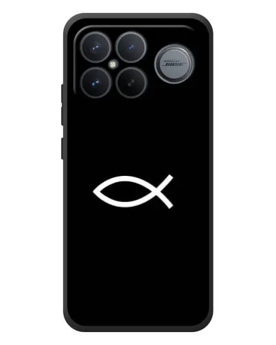 Чехол для Xiaomi Poco F8 Ultra с картинкой «Символ рыбы Jesus» Чехол для Xiaomi Poco F8 Ultra с картинкой «Символ рыбы Jesus»