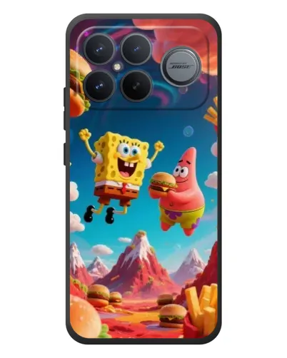 Чехол для Xiaomi Poco F8 Ultra с картинкой «Космический фастфуд» Чехол для Xiaomi Poco F8 Ultra с картинкой «Космический фастфуд»
