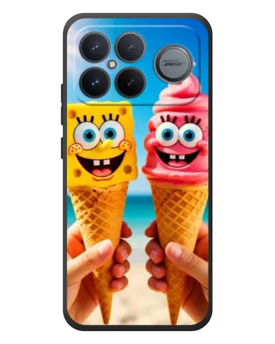 Чехол для Xiaomi Poco F8 Ultra с картинкой «Спанч Боб мороженое» Чехол для Xiaomi Poco F8 Ultra с картинкой «Спанч Боб мороженое»