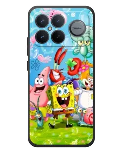 Чехол для Xiaomi Poco F8 Ultra с картинкой «Губка Боб и друзья» Чехол для Xiaomi Poco F8 Ultra с картинкой «Губка Боб и друзья»