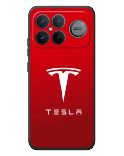 Чехол для Xiaomi Poco F8 Ultra с картинкой «Tesla Red Classic»