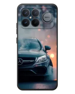 Чехол для Xiaomi Poco F8 Ultra с картинкой «Mercedes — ночной город»