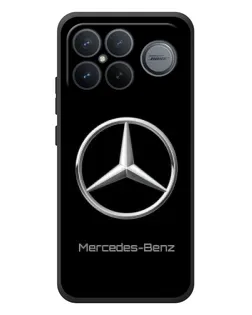 Чехол для Xiaomi Poco F8 Ultra с картинкой «Mercedes Silver Logo»