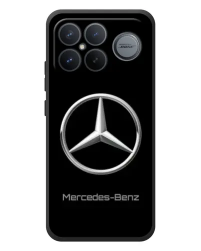 Чехол для Xiaomi Poco F8 Ultra с картинкой «Mercedes Silver Logo»