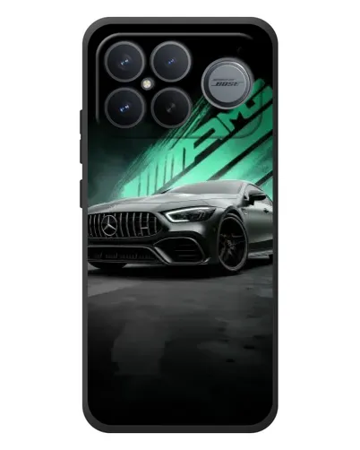 Чехол для Xiaomi Poco F8 Ultra с картинкой «Темный Mercedes AMG»