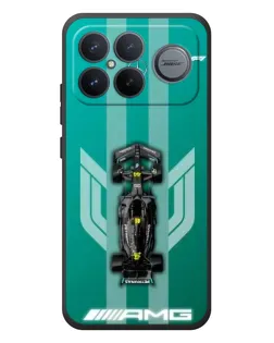 Чехол для Xiaomi Poco F8 Ultra с картинкой «Mercedes AMG Petronas»