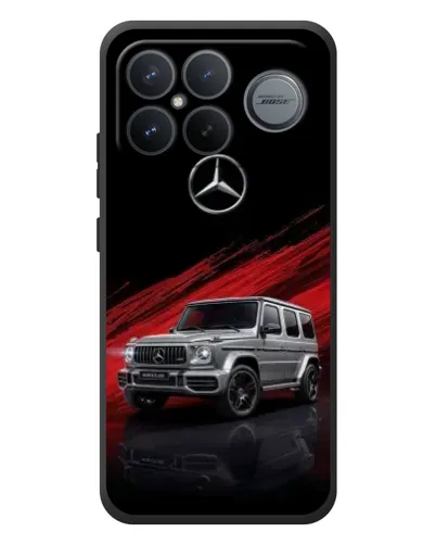 Чехол для Xiaomi Poco F8 Ultra с картинкой «Mercedes G-Class красный»