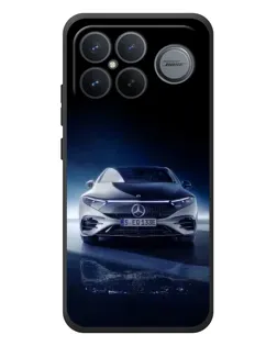 Чехол для Xiaomi Poco F8 Ultra с картинкой «Ночной Mercedes EQ»