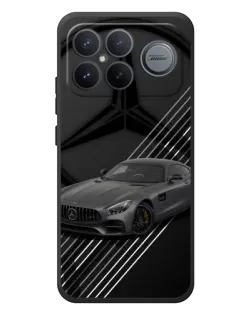 Чехол для Xiaomi Poco F8 Ultra с картинкой «Mercedes AMG — графика»