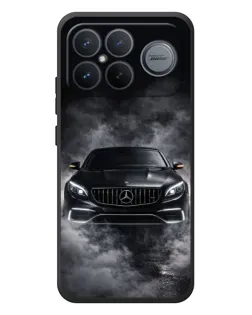 Чехол для Xiaomi Poco F8 Ultra с картинкой «Mercedes в дыму»