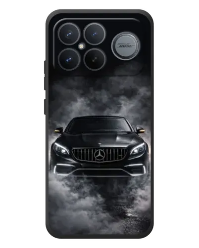 Чехол для Xiaomi Poco F8 Ultra с картинкой «Mercedes в дыму»