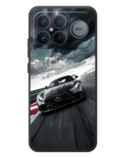 Чехол для Xiaomi Poco F8 Ultra с картинкой «Гоночный Mercedes AMG»