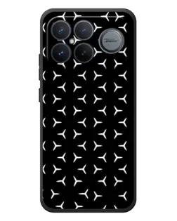 Чехол для Xiaomi Poco F8 Ultra с картинкой «Mercedes паттерн звезд» Чехол для Xiaomi Poco F8 Ultra с картинкой «Mercedes паттерн звезд»