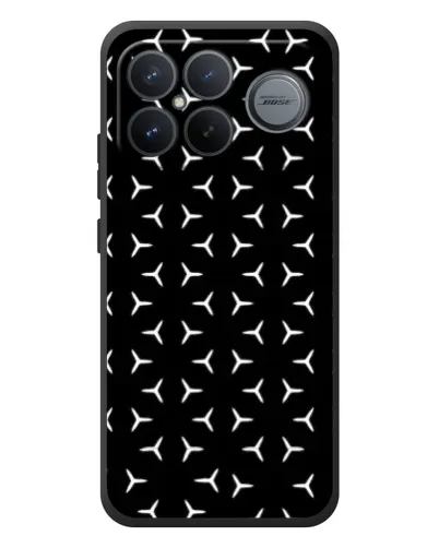 Чехол для Xiaomi Poco F8 Ultra с картинкой «Mercedes паттерн звезд» Чехол для Xiaomi Poco F8 Ultra с картинкой «Mercedes паттерн звезд»