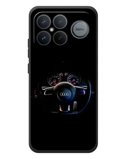 Чехол для Xiaomi Poco F8 Ultra с картинкой «Салон Audi — руль» Чехол для Xiaomi Poco F8 Ultra с картинкой «Салон Audi — руль»