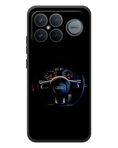 Чехол для Xiaomi Poco F8 Ultra с картинкой «Салон Audi — руль» Чехол для Xiaomi Poco F8 Ultra с картинкой «Салон Audi — руль»