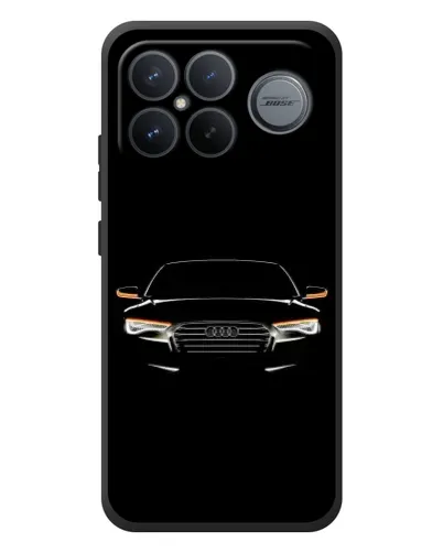 Чехол для Xiaomi Poco F8 Ultra с картинкой «Audi — ночной контур» Чехол для Xiaomi Poco F8 Ultra с картинкой «Audi — ночной контур»