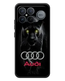 Чехол для Xiaomi Poco F8 Ultra с картинкой «Пантера и Audi» Чехол для Xiaomi Poco F8 Ultra с картинкой «Пантера и Audi»