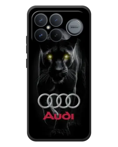 Чехол для Xiaomi Poco F8 Ultra с картинкой «Пантера и Audi» Чехол для Xiaomi Poco F8 Ultra с картинкой «Пантера и Audi»