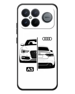 Чехол для Xiaomi Poco F8 Ultra с картинкой «Audi — контрастный дизайн» Чехол для Xiaomi Poco F8 Ultra с картинкой «Audi — контрастный дизайн»