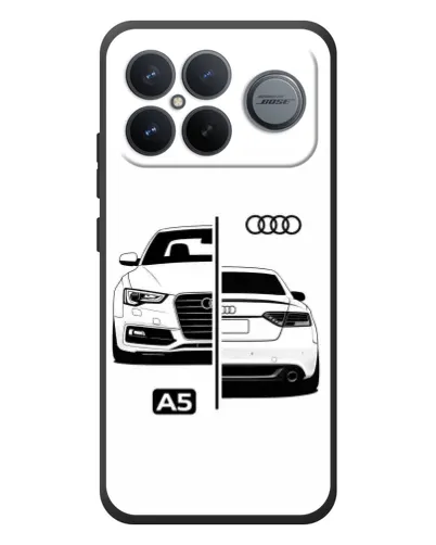 Чехол для Xiaomi Poco F8 Ultra с картинкой «Audi — контрастный дизайн» Чехол для Xiaomi Poco F8 Ultra с картинкой «Audi — контрастный дизайн»