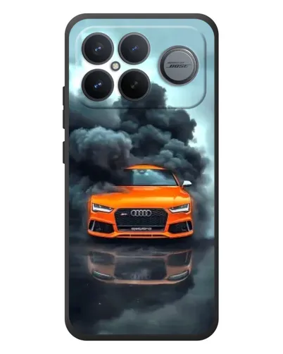 Чехол для Xiaomi Poco F8 Ultra с картинкой «Audi в облаках дыма» Чехол для Xiaomi Poco F8 Ultra с картинкой «Audi в облаках дыма»