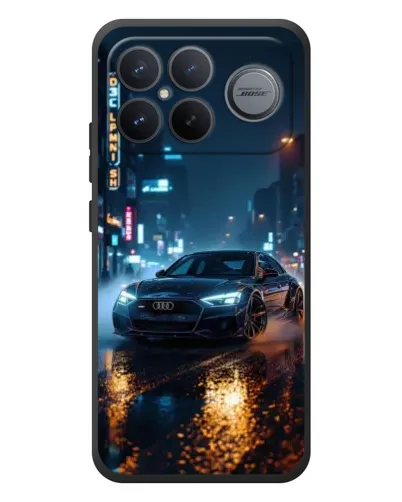 Чехол для Xiaomi Poco F8 Ultra с картинкой «Ночной город и Audi» Чехол для Xiaomi Poco F8 Ultra с картинкой «Ночной город и Audi»