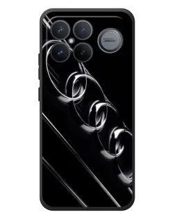 Чехол для Xiaomi Poco F8 Ultra с картинкой «Audi — абстрактные кольца» Чехол для Xiaomi Poco F8 Ultra с картинкой «Audi — абстрактные кольца»