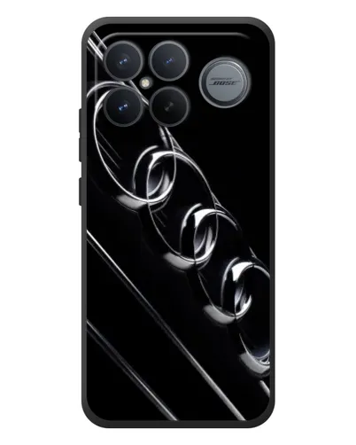 Чехол для Xiaomi Poco F8 Ultra с картинкой «Audi — абстрактные кольца» Чехол для Xiaomi Poco F8 Ultra с картинкой «Audi — абстрактные кольца»
