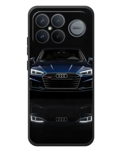 Чехол для Xiaomi Poco F8 Ultra с картинкой «Audi — ночное отражение» Чехол для Xiaomi Poco F8 Ultra с картинкой «Audi — ночное отражение»