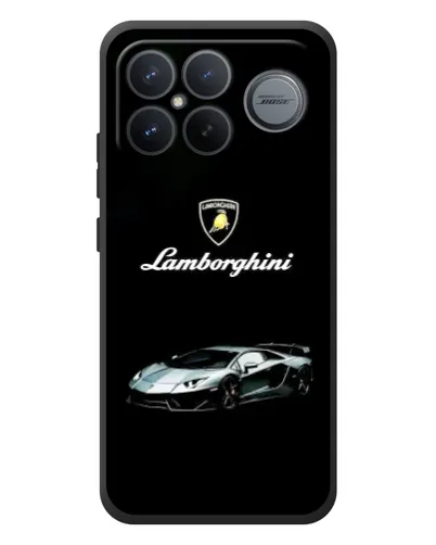 Чехол для Xiaomi Poco F8 Ultra с картинкой «Логотип Lamborghini классика»