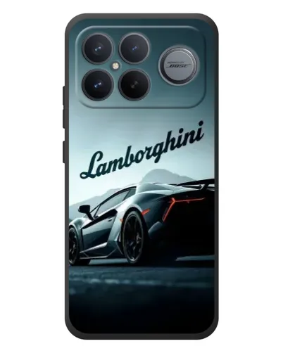 Чехол для Xiaomi Poco F8 Ultra с картинкой «Классическая надпись Lamborghini»