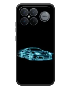 Чехол для Xiaomi Poco F8 Ultra с картинкой «Неоновый контур Lamborghini» Чехол для Xiaomi Poco F8 Ultra с картинкой «Неоновый контур Lamborghini»