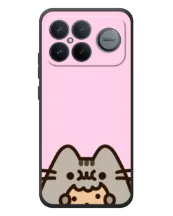 Чехол для Xiaomi Poco F8 Ultra с картинкой «Pusheen и печенье» Чехол для Xiaomi Poco F8 Ultra с картинкой «Pusheen и печенье»