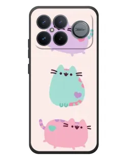 Чехол для Xiaomi Poco F8 Ultra с картинкой «Pusheen трио» Чехол для Xiaomi Poco F8 Ultra с картинкой «Pusheen трио»