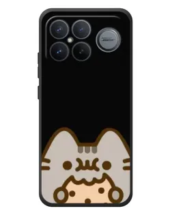 Чехол для Xiaomi Poco F8 Ultra с картинкой «Пушин на черном» Чехол для Xiaomi Poco F8 Ultra с картинкой «Пушин на черном»